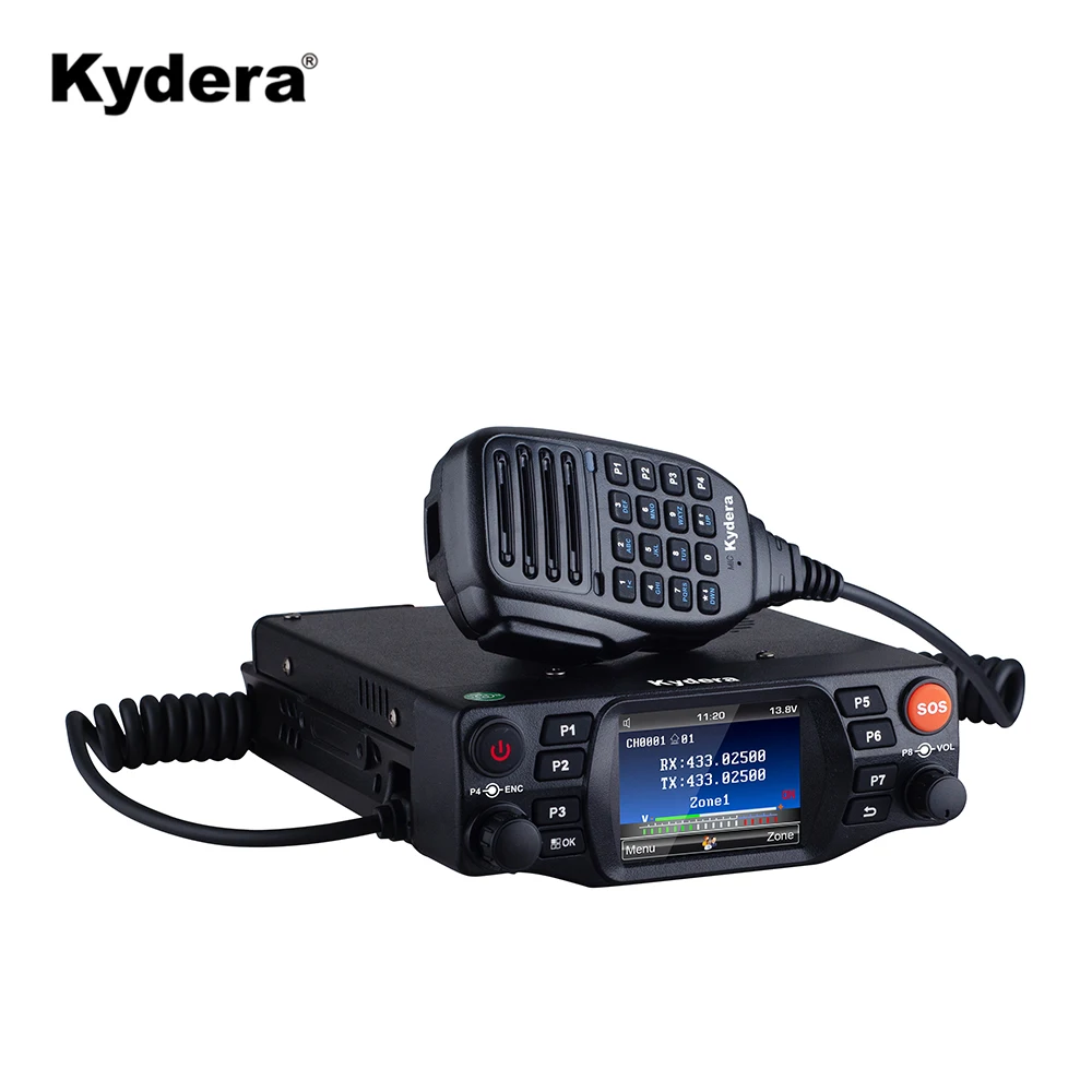 Long Range  Kydera  CDR-800H DMR 40W UHF or VHF  Mobile Radio SFR Function Radio with AES Encryption