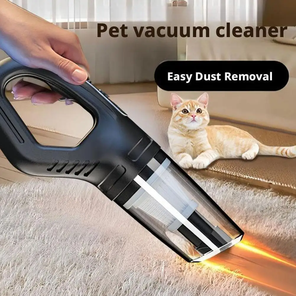 Handheld Vacuum Cordless Mini Portable Rechargeable Car Vacuum Cleaner With 11000PA Powerful Suction For Car Home And Offic N2W2