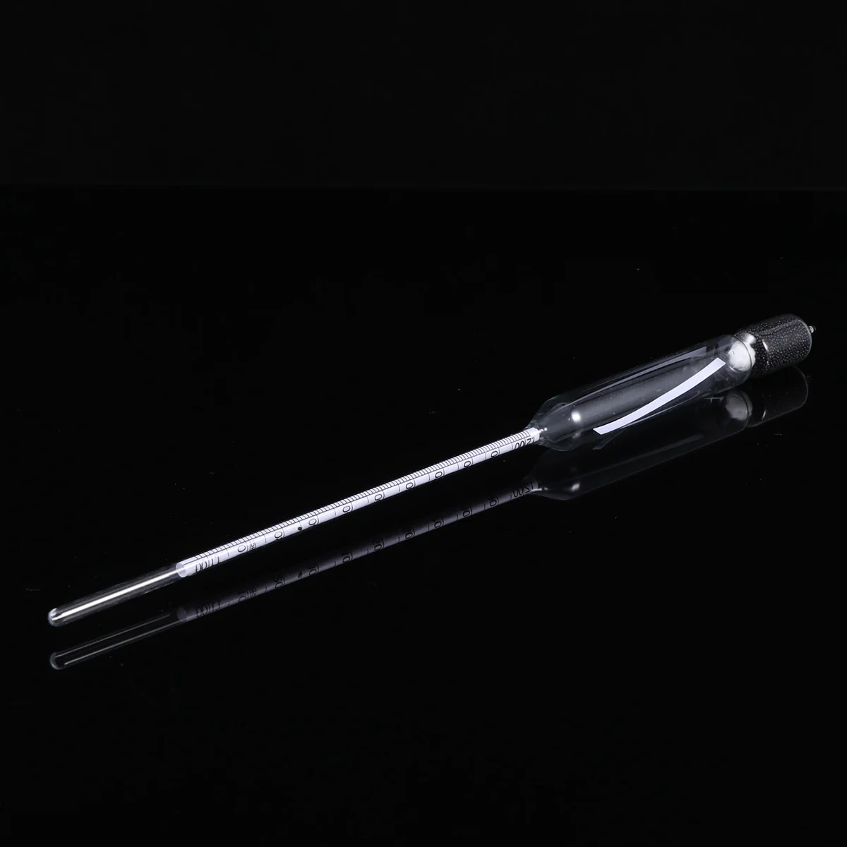 

2pcs Glass Densitometer Hydrometer For Aquarium Fish Tank Water Testing Floating Design Temperature Measurement Tool