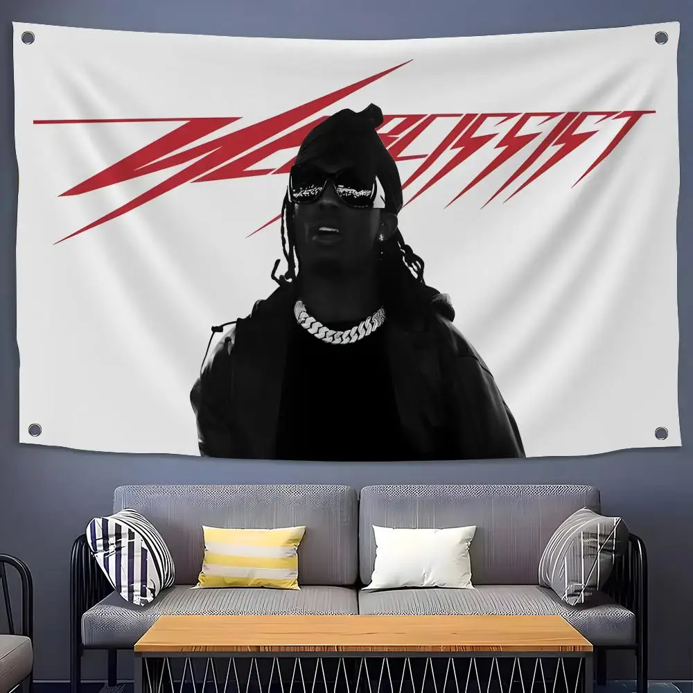 Rapper Playboi Carti Flags Flags for Room, Bedroom, Home, Outdoor, Wall Hanging, Concert Print, Art Banner