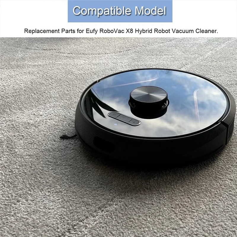 M04K Боковая щетка HEPA-фильтры Пластиковая запасная часть для робота-пылесоса Eufy Robovac X8 Hybrid Series