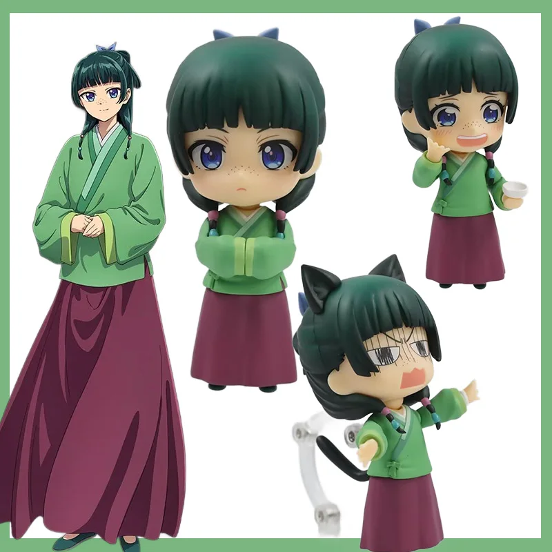 يوميات الصيدلي ماو ماو كيو نسخة الطين دمية تعبيرات الوجه القابلة للتبديل أنيمي مكتب الشكل هالوين تحصيل هدية