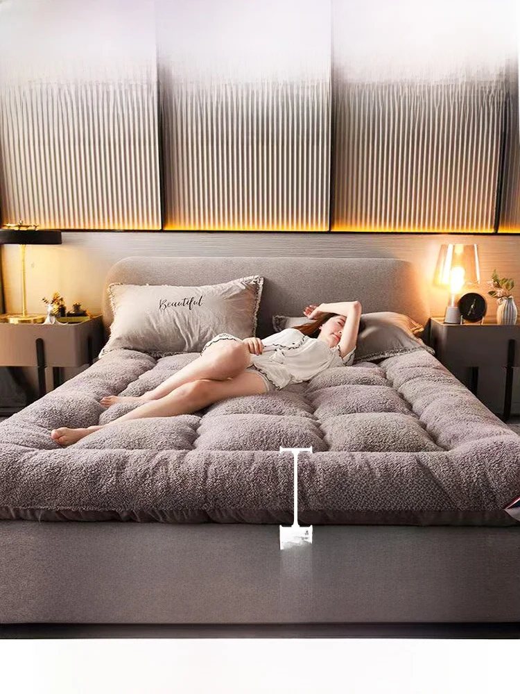 

Thiened Lamb Velvet Mattr Soft Pad Home Use Dormi Single Bed Matr Winter Bot Quilt Student Simple Modern Sle
