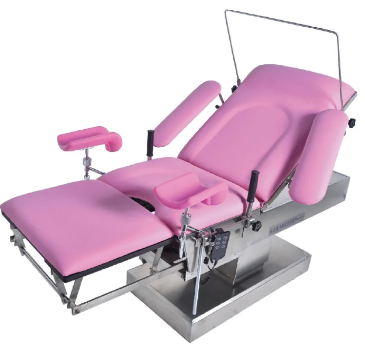 Electrical Gynecological Obstetric Examining Bed Childbirth Delivery Chair Operating Table With Basket For Sale