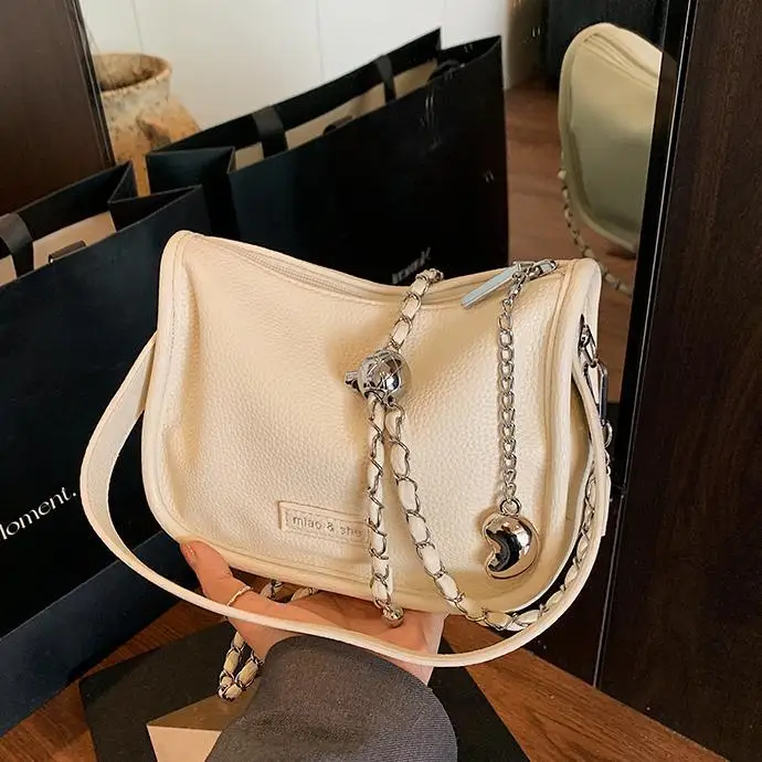

2025 Minimalist Square Bag Women, Chain Strap Top Handle Shoulder Bag, Casual Versatile Crossbody Purse, Elegant Compact