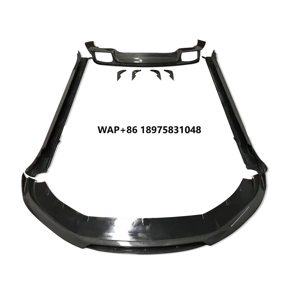 

Upgraded Carbon Body Kit Front Lip Rear Lip Side Skirt Spoiler Diffuser