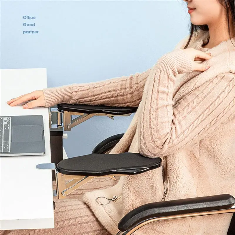 A01E-Armrest Pad Desk Computer Table Support Mouse Wrist Rest Desktop Extension Hand Shoulder Protect