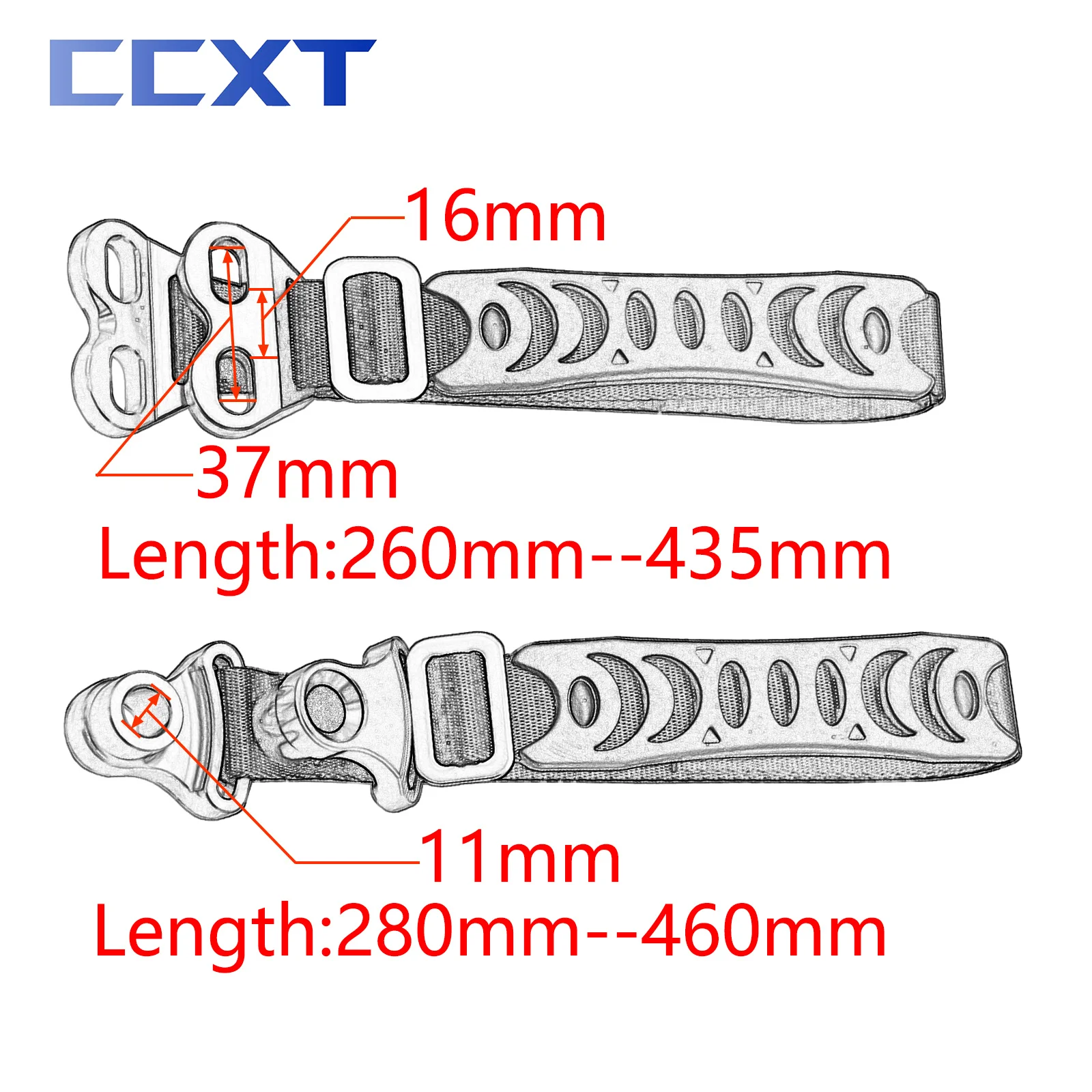 Motocross Universial CNC Aluminum Rescue Traction Strap Pull Sling Belt For Motorcycle Kawasaki Honda KTM Yamaha Dirt Bike Etc