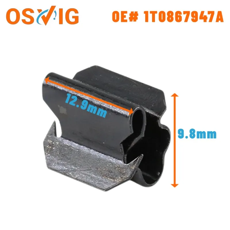 20PCS OE# 1T0867947 Metal Clips for Door Trim Panels Compatible with Volkswagen and Audi 1T0867947A
