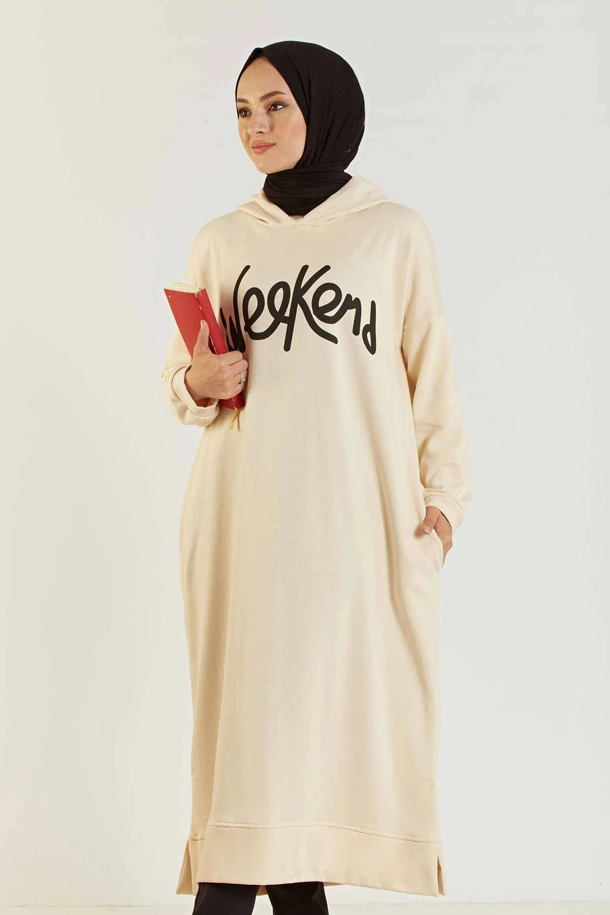 Weekend Writing Printed Sportswear Tunic MD Stone