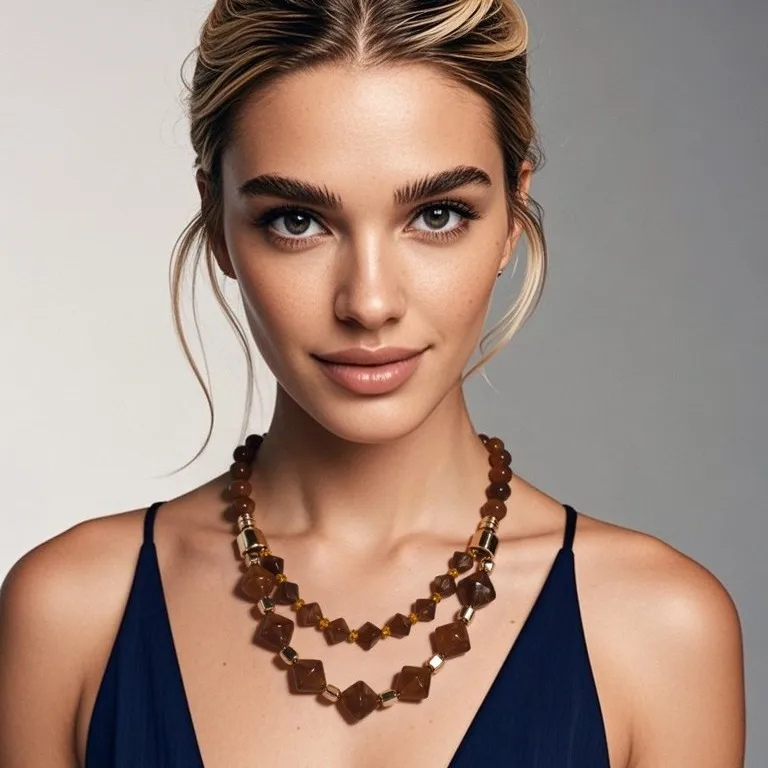 

New Statement Irregular Two-Color Acrylic Multi-layer Necklace for Women New Exaggerated Resin Choker Necklace Jewelry Gifts