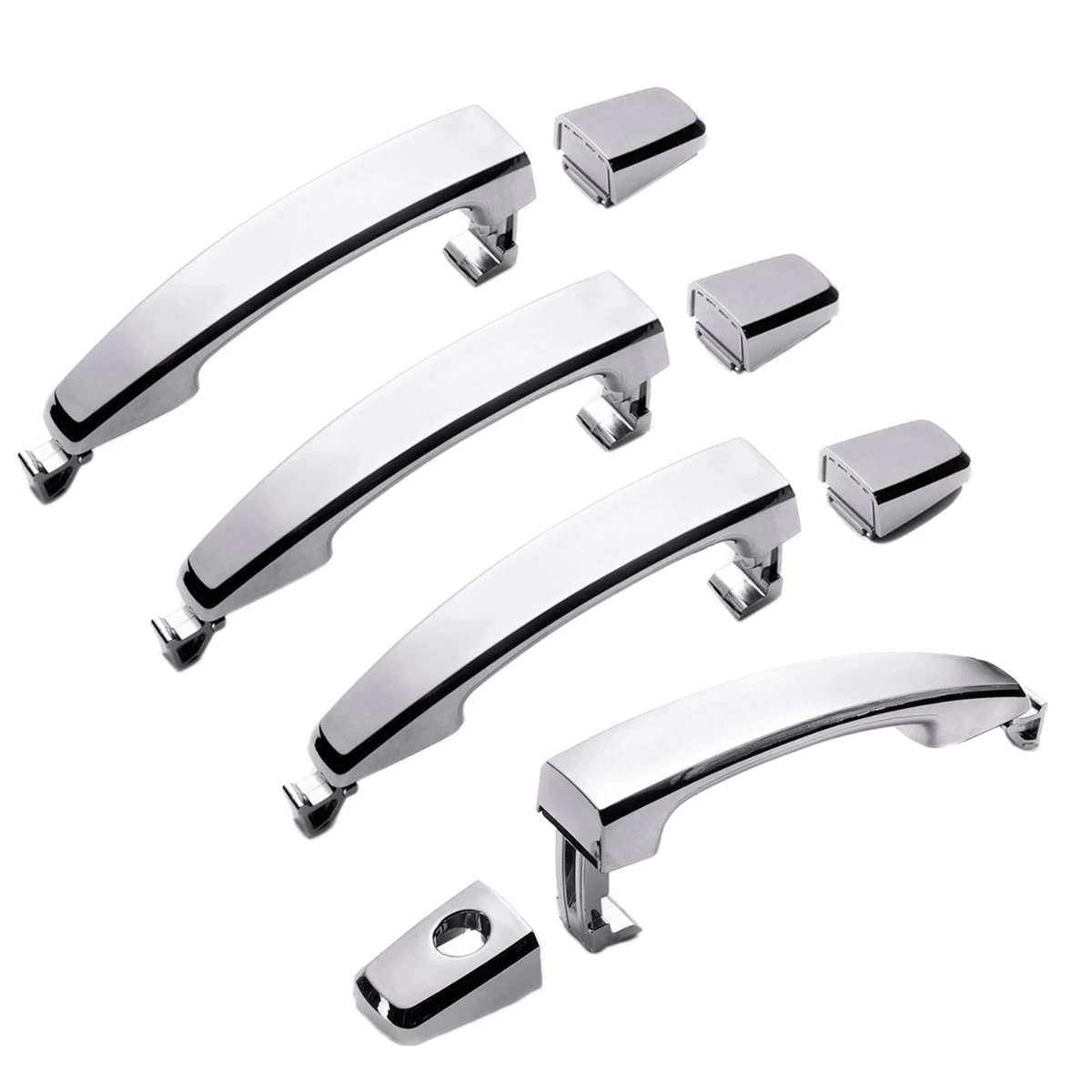 4Pcs Chrome ABS Door Outer Handle Covers for Captiva Sport/Aveo/ Vue 96468254 96468266 96468266