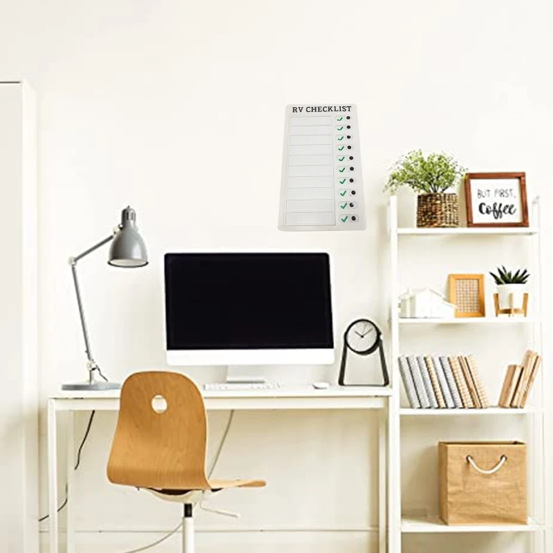Tablero lista verificación Chores Tablero lista verificación desmontable para estudiantes adultos en casa