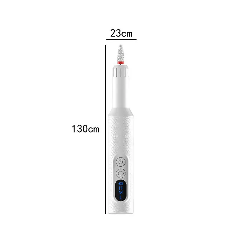 Perceuse à Ongles Électrique à 3 Vitesses N64.Polisseuse, Broyeur, Outil de Manucure pour Remodelage des Ongles en Acrylique