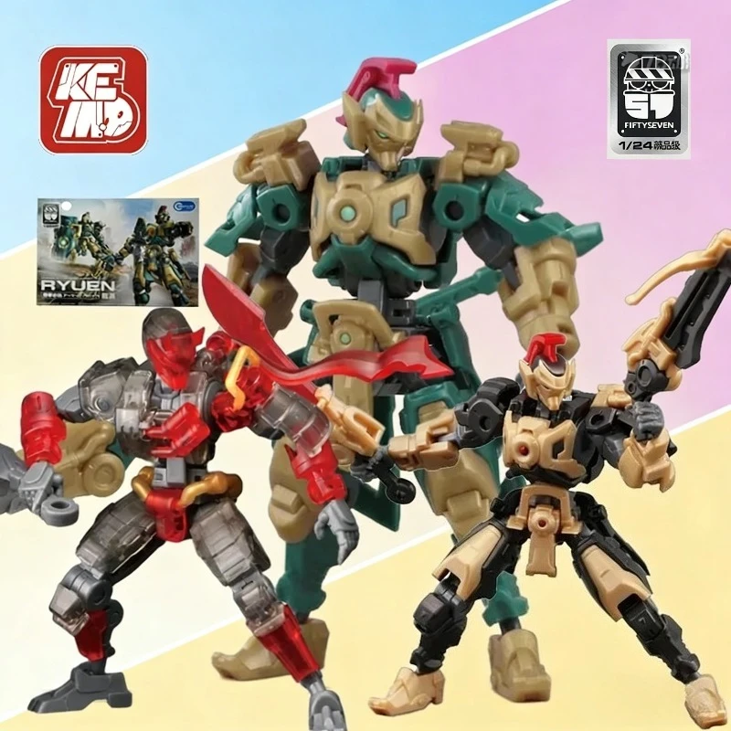 

CREATIVE FIELDOriginal Number-57 Series Longyuan RYUEN Anime Action Assembly Model Toys Collectible Model Gifts for Boys