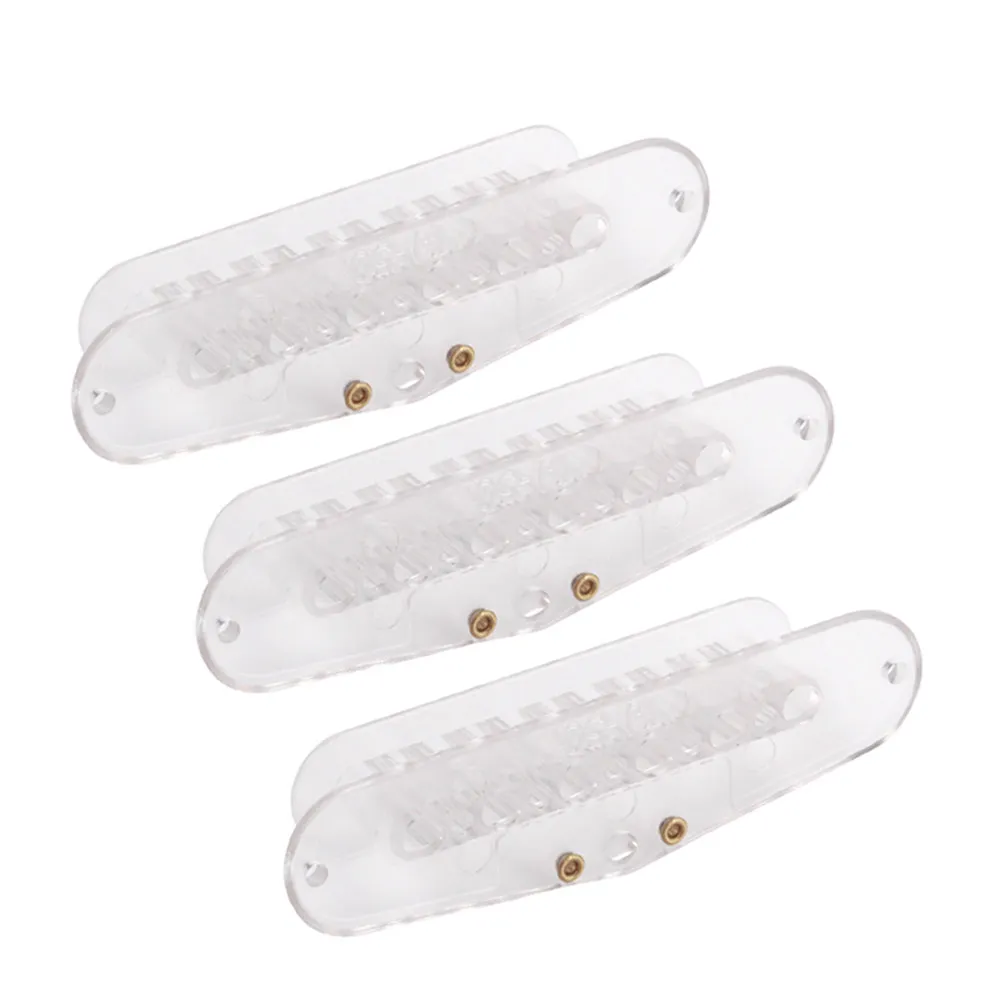 3Pcs Pickup Bobbin Humbucker Transparent Guitar Screw Side 50Mm High Quality Pickup Bobbin for Custom Bass Guitar - view 4