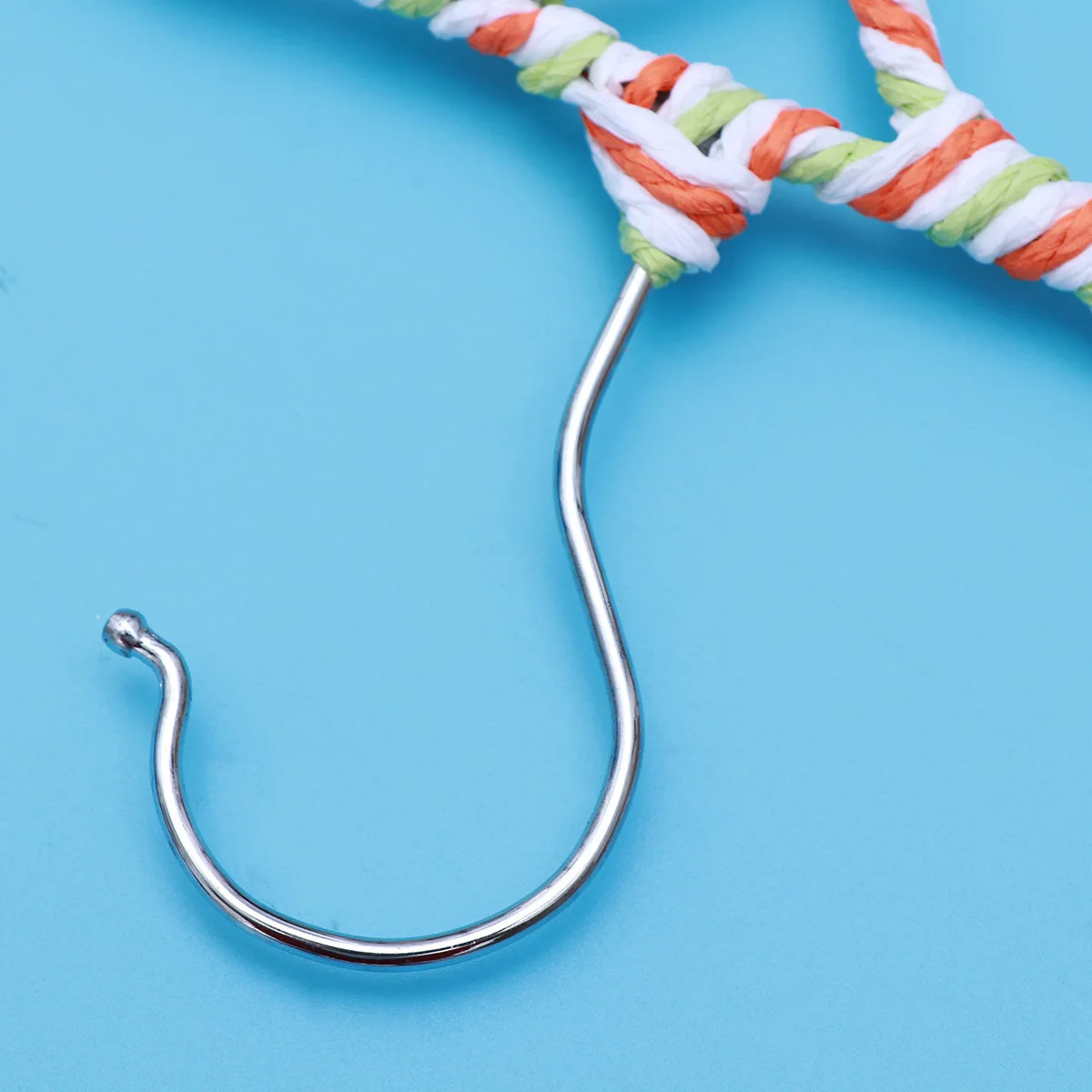 

Foldable Eco-Friendly Paper Rattan Scarf Hanger 20 Rings Organizer Towel Tie Holder Closet Rack Paper Rattan Scarf Hanger