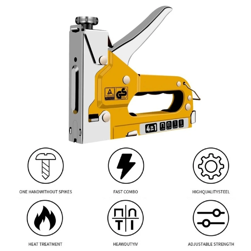 

Heavy Duty Staple Guns Heavy Duty Stapler Staple Guns Trackers Machine Guns for Wood Furniture Woodworking