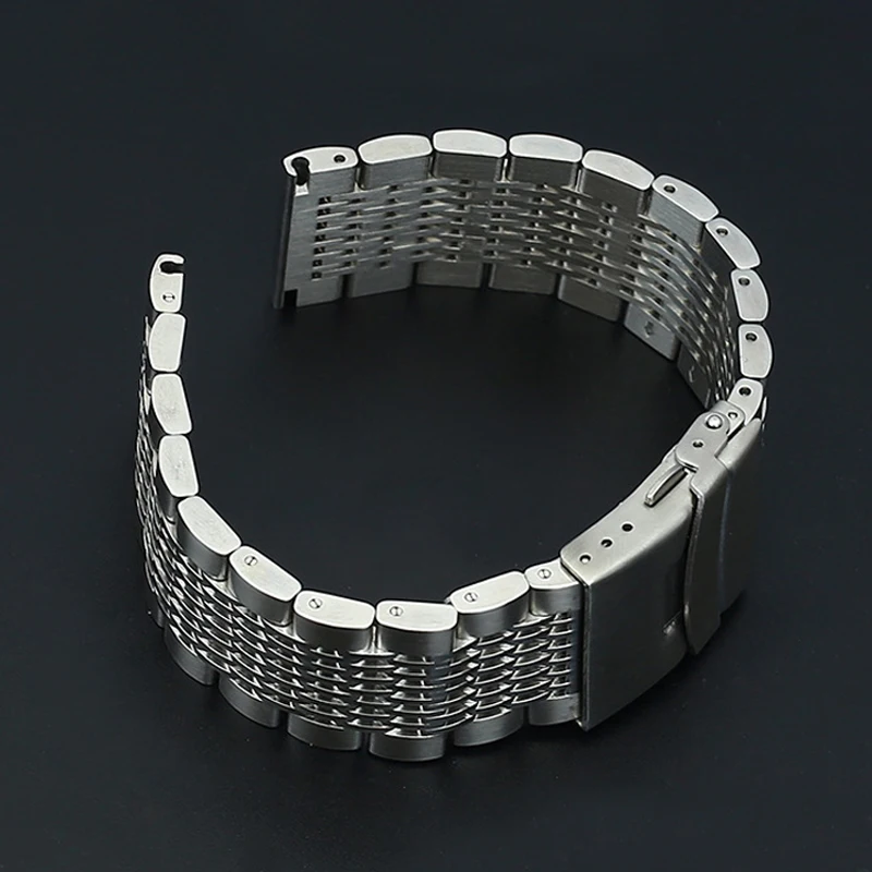 Watch Band For Samsung Galaxy Watch 5 40/44mm 4 46 43mm Stainless Steel Watch Bracelet Straps For Huawei Wristband 18 20 22 24mm