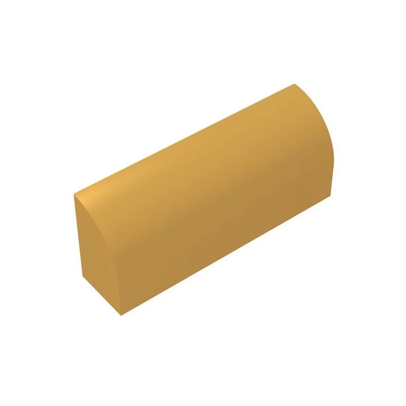 MOC PARTS GDS-863 Slope, Curved 1 x 4x1 1/3 compatible with lego 10314 6191 children\'s toys Assembles Building Blocks Technical