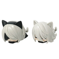 4CM Mini Q version NieR:Automata Yorha Type A2/2B PVC Anime Action Figure Model Collection Ornament Anime Cartoon Model Toy Gift
