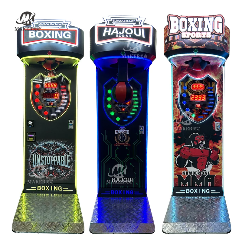 

Strength Training Kickboxer Game Punch Game Boxing Machine for Amusement Park Coin Operated Arcade Sport Boxing Machine