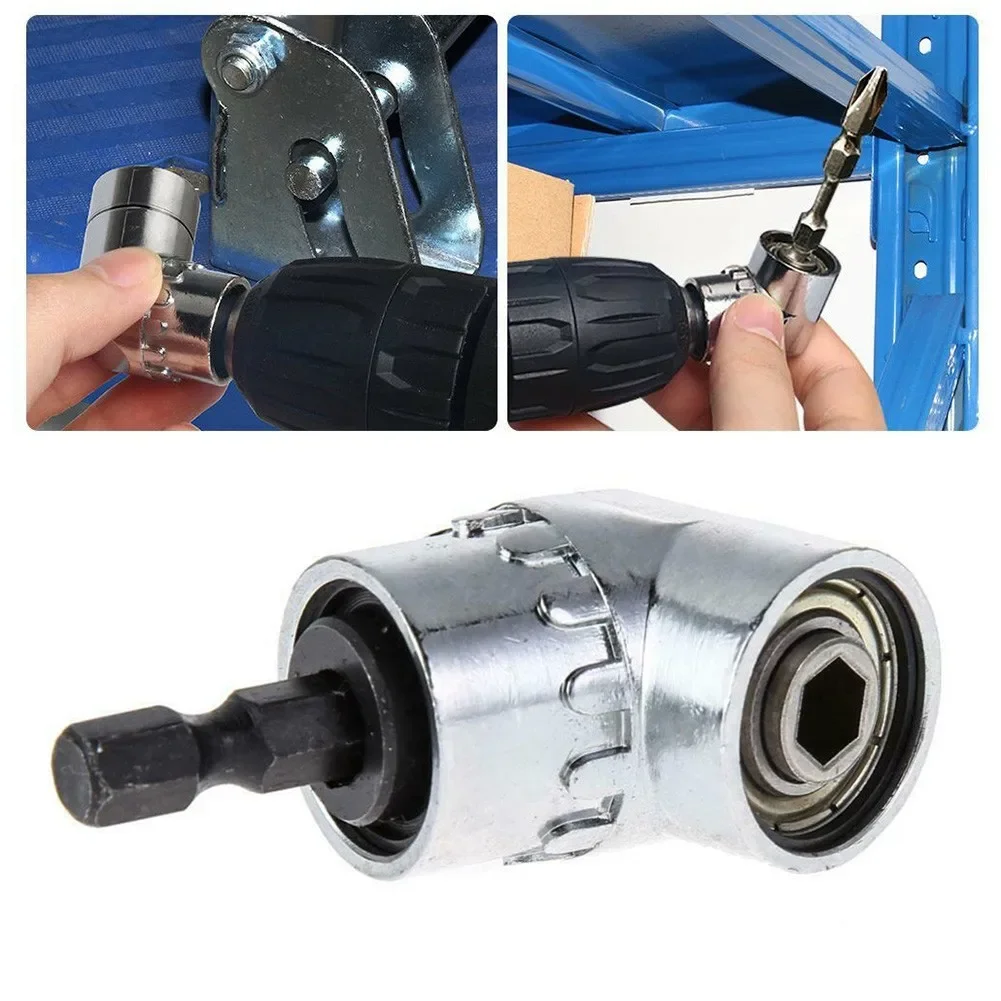 1 4 الحفر محول الزاوية اليمنى حامل المسمار مفك الفضة 105 درجة 5.5*3 سنتيمتر محول الكروم والفاناديوم الصلب