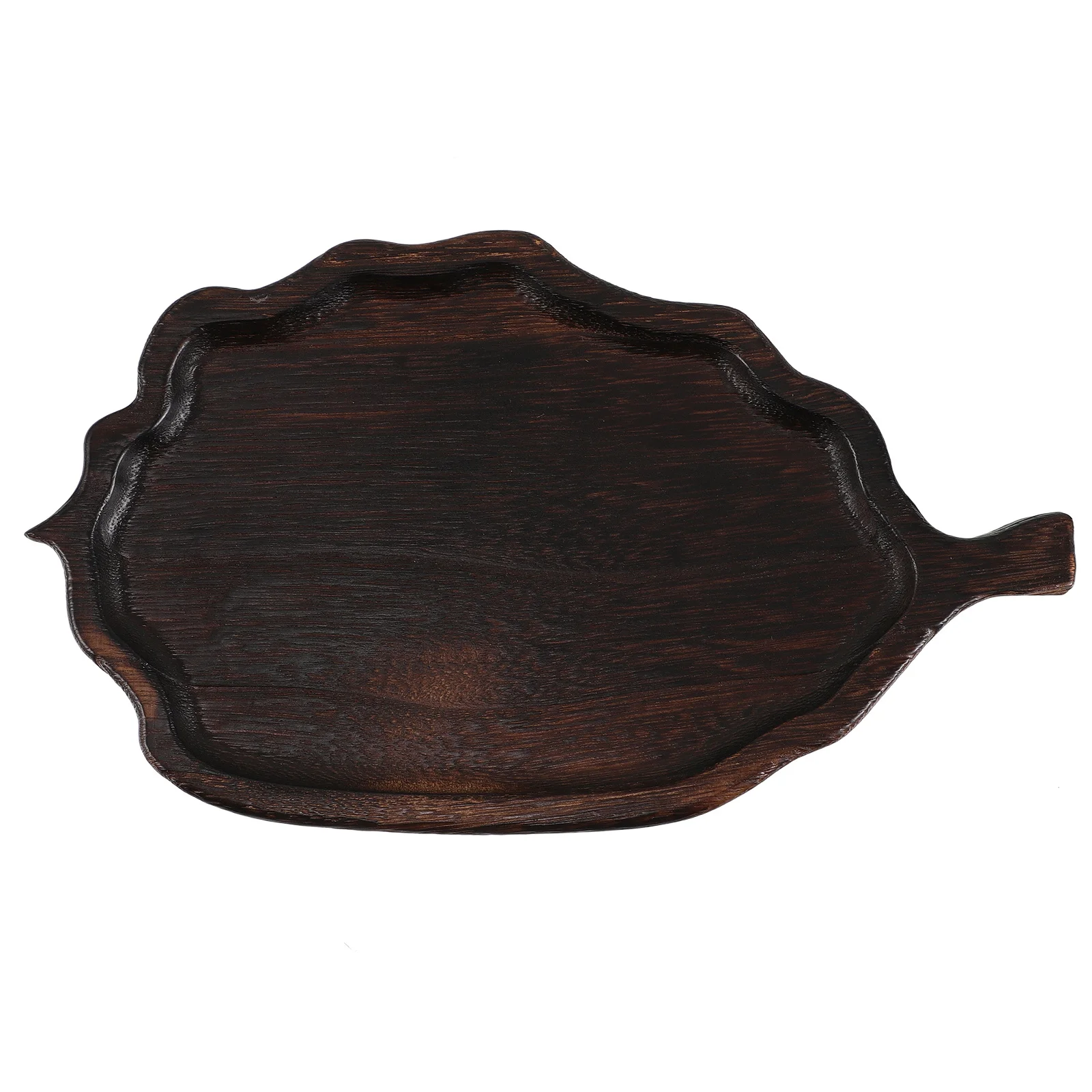 

Retro Solid Wood Tea Tray Vintage Design Large Capacity Stable Surface for Chinese Kungfu Tea Ceremony Snacks Serving Plate
