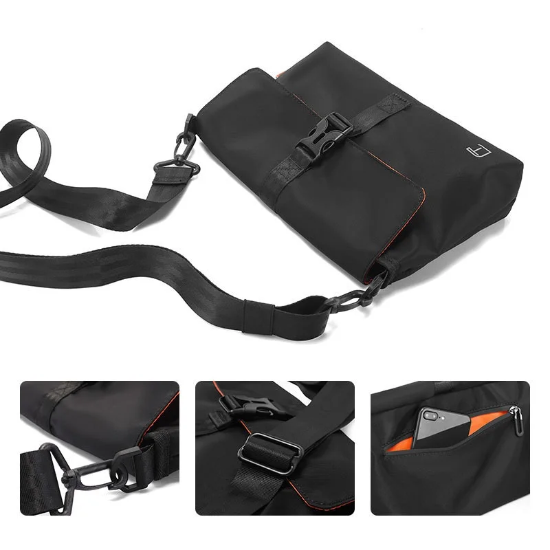 Imagem -05 - Nylon Crossbody Bolsa para Homens Bolsa do Mensageiro Luxury Sport Shoulder Bags Estilo Coreano Moda de Lazer