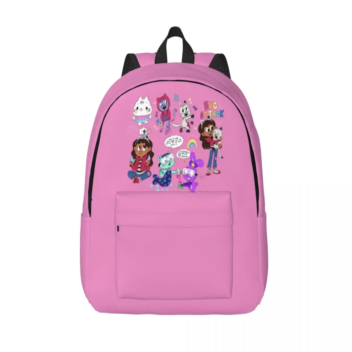 

Cute Gabby's Dollhouse Anime Teenage Backpack Lightweight Student Business Daypack for Men Women Laptop Computer Canvas Bags