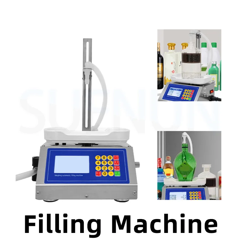 Liquid Filling Machine Fully Automatic Weighing And Quantitative Filling Machine Oil-water Beverage And Juice Canning Machine