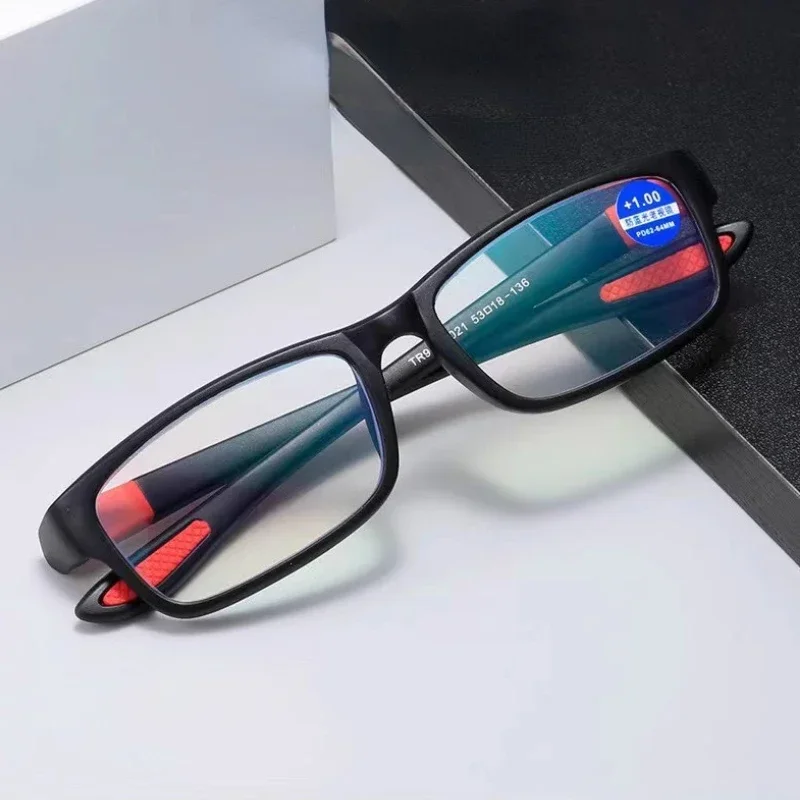 Reading Glasses Men Unisex Black HD Reading Glasses Sports Style Glasses Women Eyeglasses +1.0 To +4.0 image 4