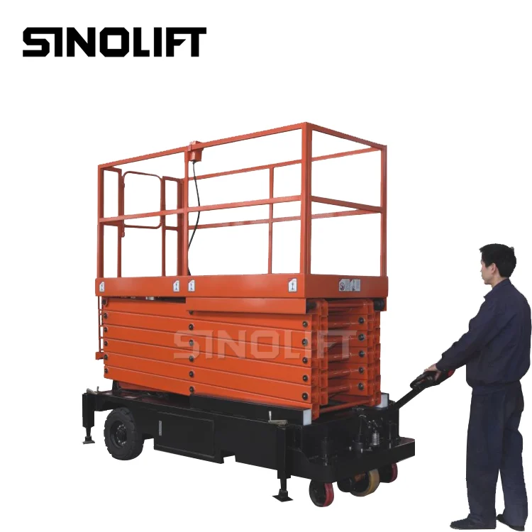 Sinolift FSJY Series Mini Scissor Elevating Lifting Aerial Platform