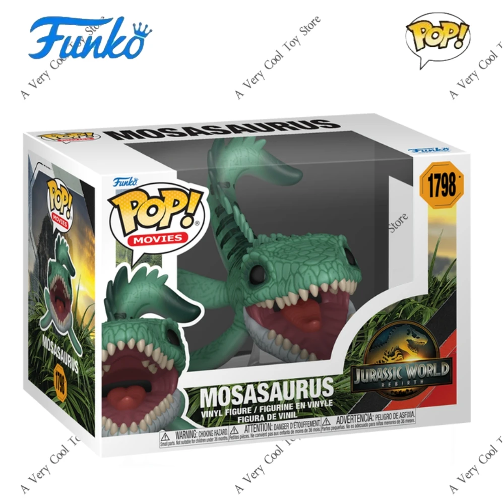 

Jurassic World:Rebirth Mosasaurus 1789 Figures Funko Pop 2.9 inch Dinosaur Vinyl Figure Collectible Limited Edition Toy Gift