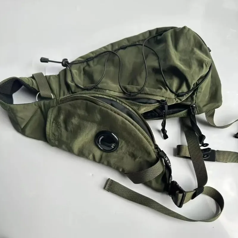 Уличная модная мужская нагрудная сумка большой вместимости, стильная уличная велосипедная сумка через плечо с регулируемыми ремнями