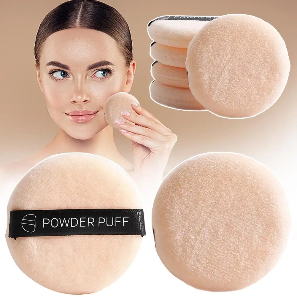 Professional Round Shape BB Cream Powder Foundation Soft Sponge Puff Makeup Portable Cosmetic Foundation Puff Supplies V2N8