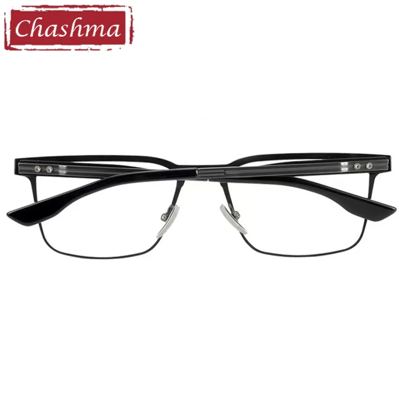 Chashma High-End-Brillen aus reinem Titan Platte optische Brillen fassungen Männer Brillen für Rezept linsen