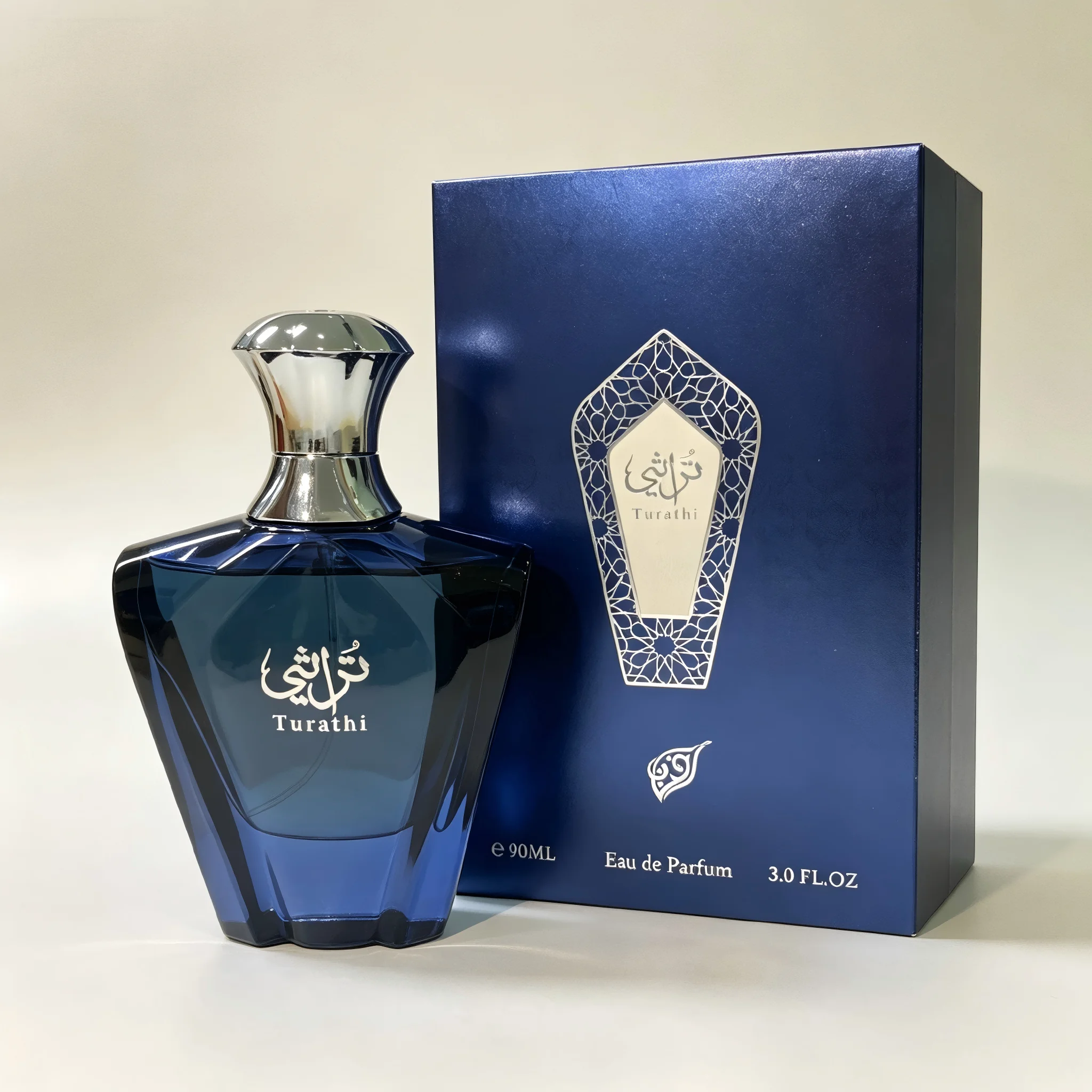 

Turathi 90ml 3.0oz Eau de Parfum, Men's Gift Fragrance with Deep Woody & Warm Oriental Spicy Scent