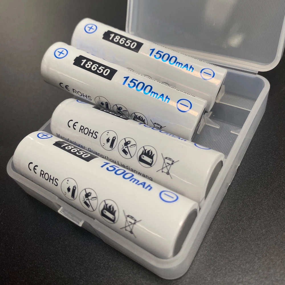 PALO 2-10PCS 18650 Battery 3.7V NCR18650 Lithium Ion Rechargeable Pointed Head Battery batteries 18650 For Flashlight