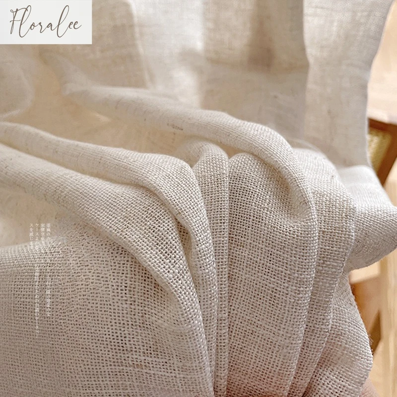 Custom Size！ S Fold Lines Sheer Curtains for Living Dining Room Bedroom White Tulle Transparent Window Decor Modern Creamy 창문