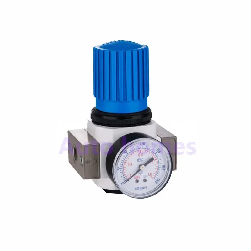 High quality Pneumatic air pressure regulator 1/8 1/4 3/8 inch MINI type with pressure gauge air source treatment units