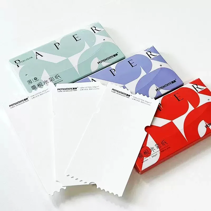 

Акварельный бумажный блокнот для билетов, художественные и школьные принадлежности, акварельная бумага для взрослых и детей, акварельные эскизы