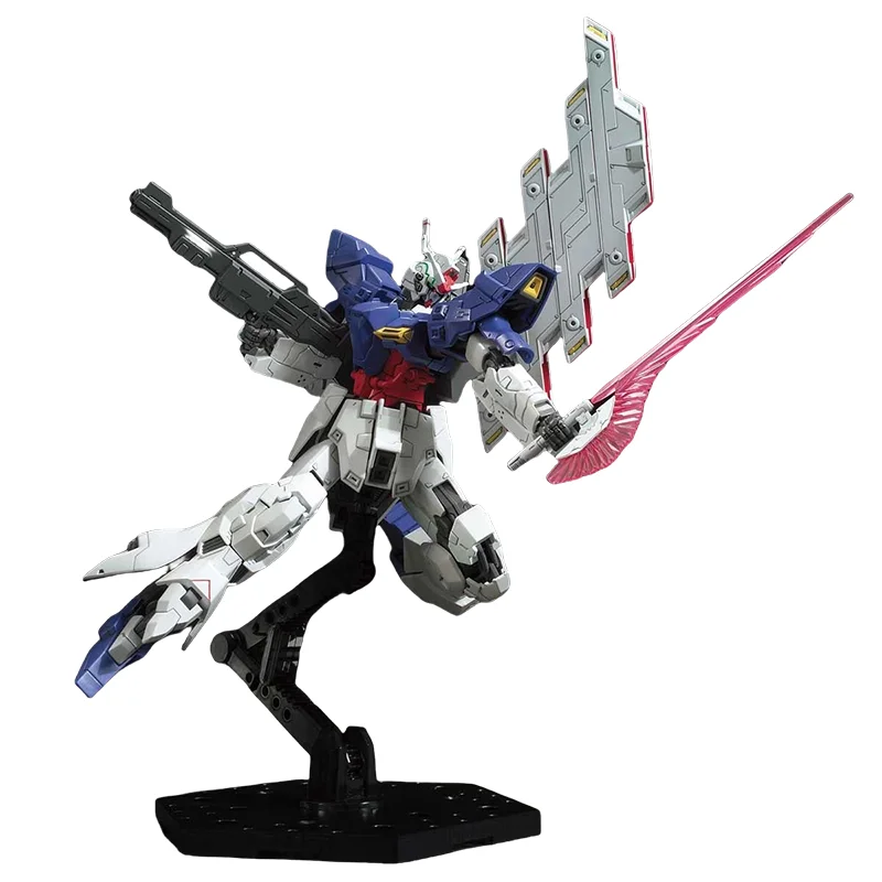 Spot Directe Levering Bandai Originele GUNDAM Anime Model HGUC 1/144 AMS-123X-X MOON GUNDAM Action Figure Speelgoed voor Kinderen Gift