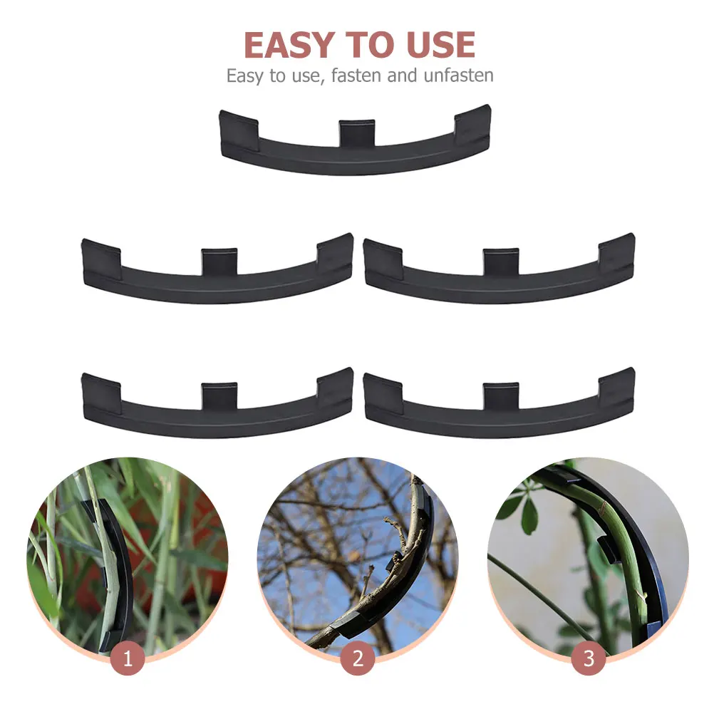 

5pcs Plant Bender Trainer Clamps Branches Twig Stem Forming Garden Tools Professional Practical Gifts Plant Cage