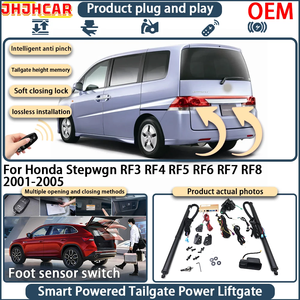 OEM Smart Electric Powered Tailgate For Honda Stepwgn RF3 RF4 RF5 RF6 RF7 RF8 2001-2005 Power Liftgate Remote Control Trunk Kit