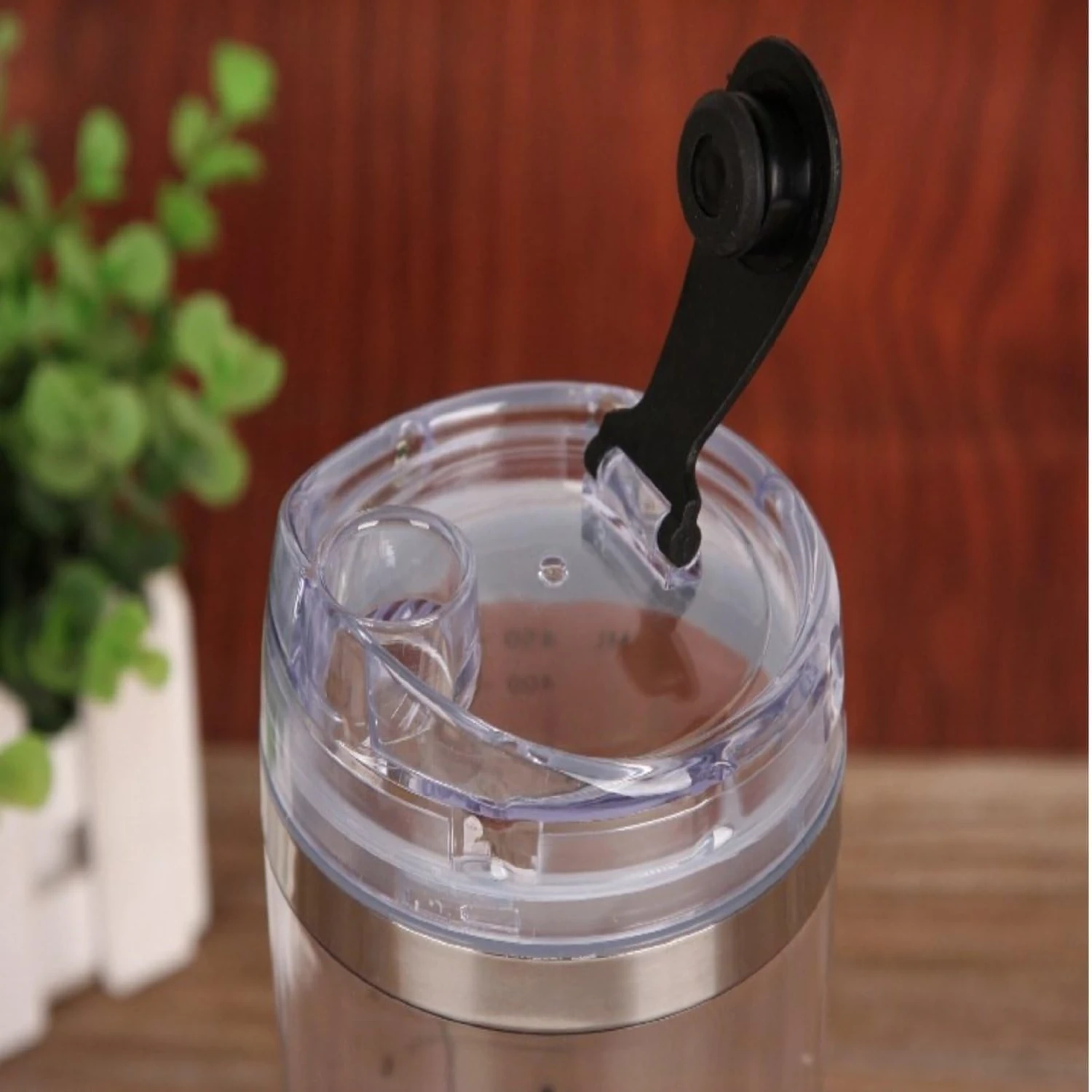 كوب خلاط ذكي مريح وقابل للفصل مع حركة أوتوماتيكية مجانية - سعة 450 مل لخلاط هزاز بروتين دوامي تورنادو -