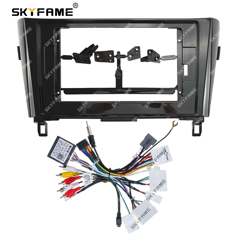 

SKYFAME Car Frame Fascia Adapter Canbus Box Decoder Android Radio Dash Fitting Panel Kit For Nissan X-trail Xtrail Qashqai Rogue