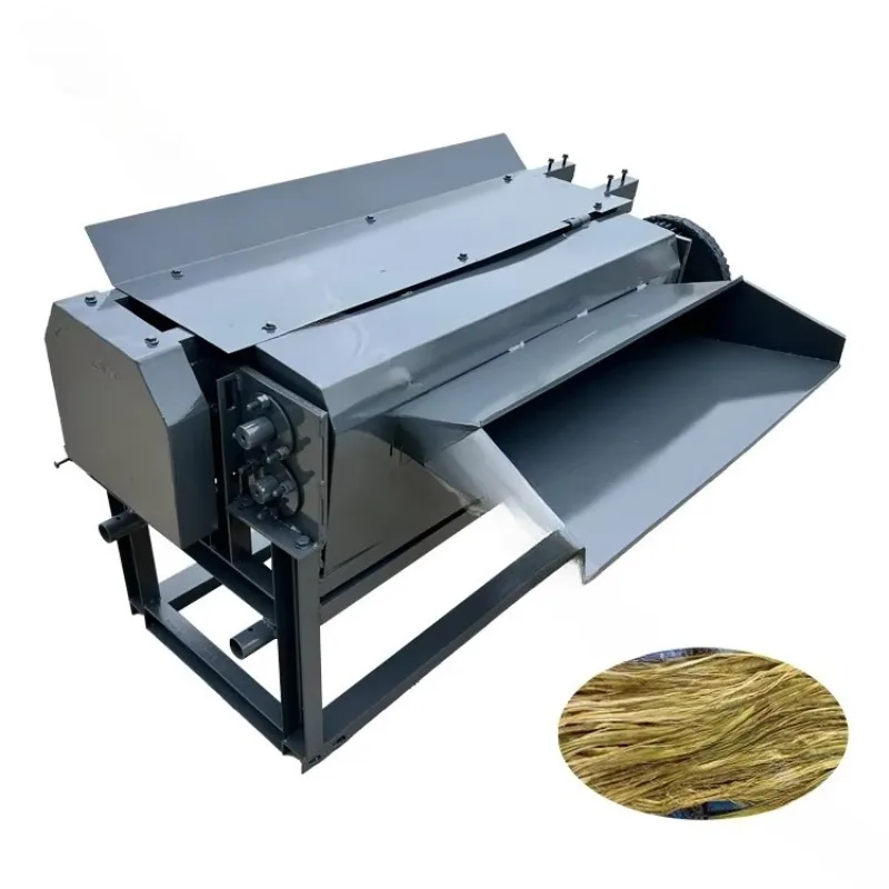 Customized Industrial Hemp Fiber Extracting Machine Automatic Ramie Bark Stripping Machine For Fiber Processing Plant