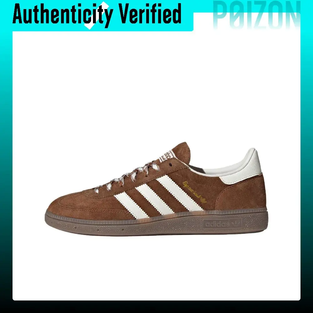 Adidas Originals HANDBALL SPEZIAL Leather Low top German Army Trainers Unisex Wild Brown KI5938
