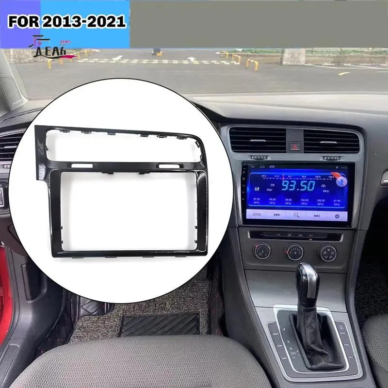 

AEA6-8 Inch Glass Screen Frame For Golf 7 2013-2021 Console Center GPS Navigation Panel Cover Trim Frame